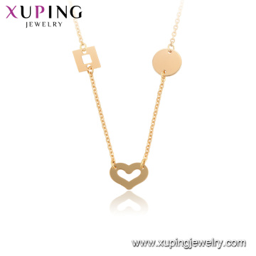 44919 xuping heart Collar cobre plateado 18k ambiental